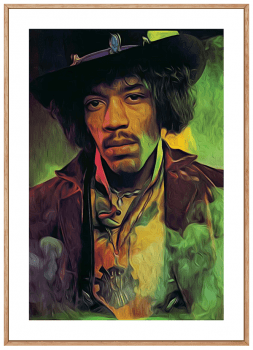 Quadro Decorativo Jimi Hendrix